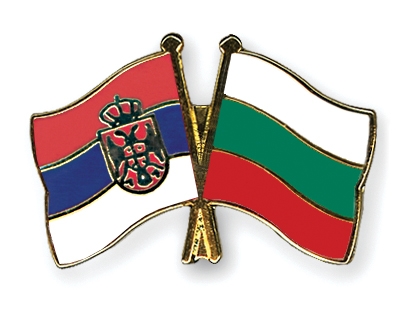 Fahnen Pins Serbien Bulgarien
