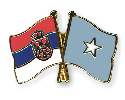 Fahnen Pins Serbien Somalia