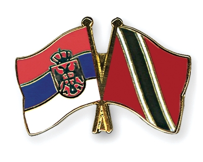 Fahnen Pins Serbien Trinidad-und-Tobago