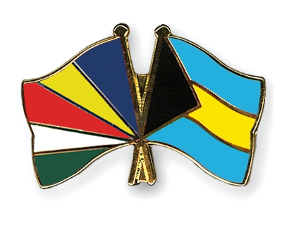 Fahnen Pins Seychellen Bahamas