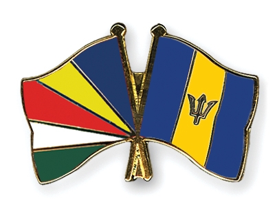 Fahnen Pins Seychellen Barbados