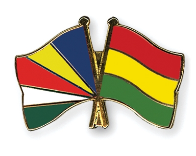 Fahnen Pins Seychellen Bolivien