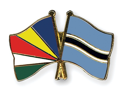 Fahnen Pins Seychellen Botsuana