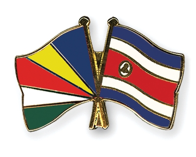 Fahnen Pins Seychellen Costa-Rica