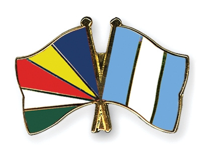 Fahnen Pins Seychellen Guatemala