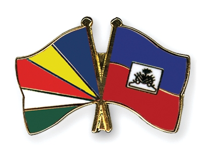 Fahnen Pins Seychellen Haiti