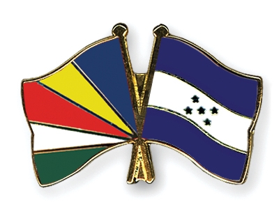 Fahnen Pins Seychellen Honduras