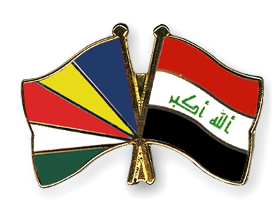 Fahnen Pins Seychellen Irak