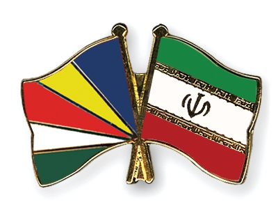 Fahnen Pins Seychellen Iran