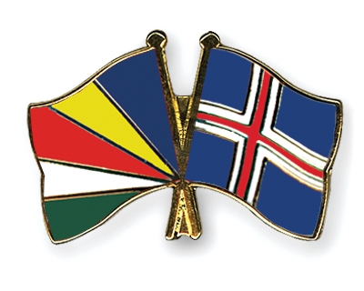 Fahnen Pins Seychellen Island