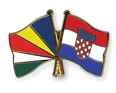 Fahnen Pins Seychellen Kroatien