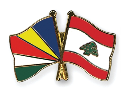 Fahnen Pins Seychellen Libanon