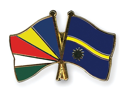 Fahnen Pins Seychellen Nauru