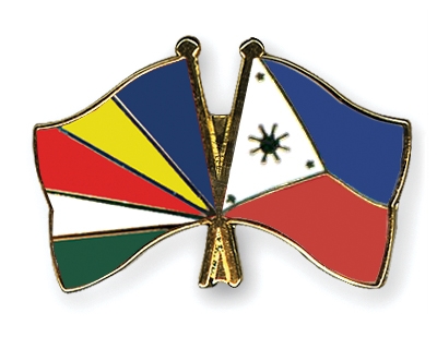 Fahnen Pins Seychellen Philippinen