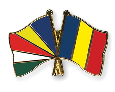 Fahnen Pins Seychellen Rumnien