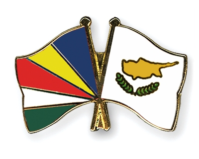 Fahnen Pins Seychellen Zypern