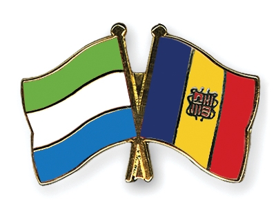 Fahnen Pins Sierra-Leone Andorra