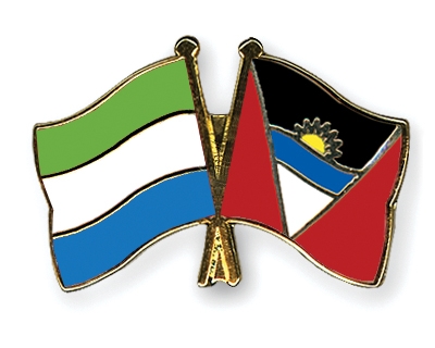 Fahnen Pins Sierra-Leone Antigua-und-Barbuda