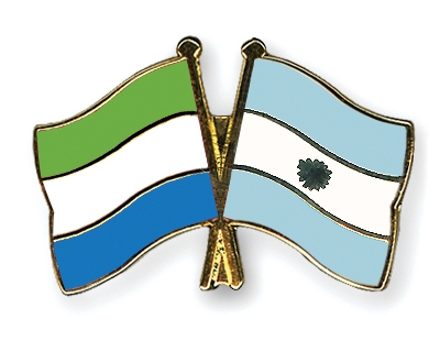 Fahnen Pins Sierra-Leone Argentinien