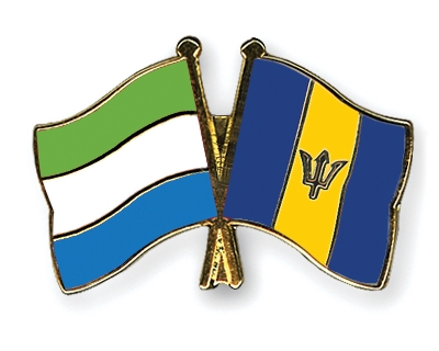 Fahnen Pins Sierra-Leone Barbados