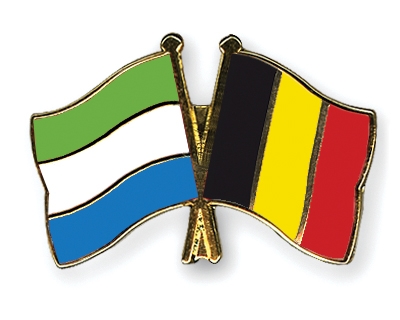 Fahnen Pins Sierra-Leone Belgien