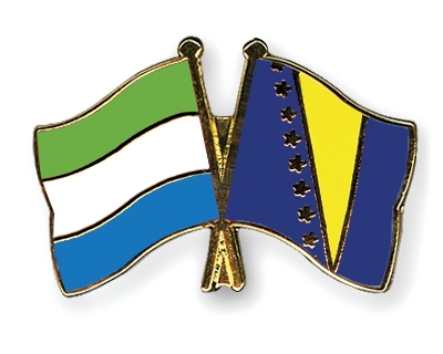 Fahnen Pins Sierra-Leone Bosnien-und-Herzegowina