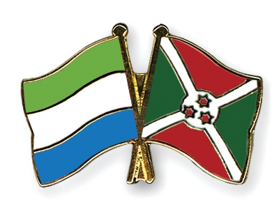 Fahnen Pins Sierra-Leone Burundi