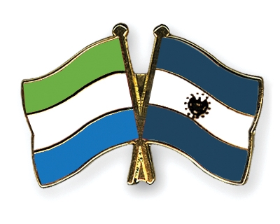 Fahnen Pins Sierra-Leone El-Salvador