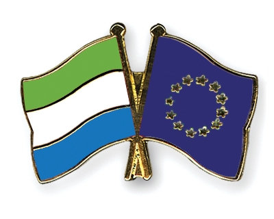 Fahnen Pins Sierra-Leone Europa