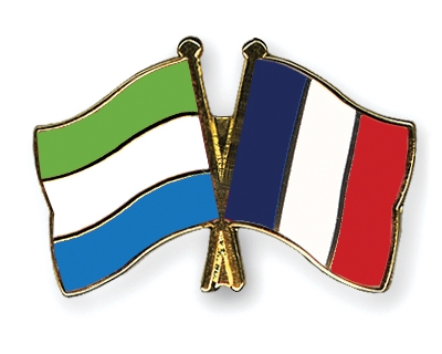 Fahnen Pins Sierra-Leone Frankreich