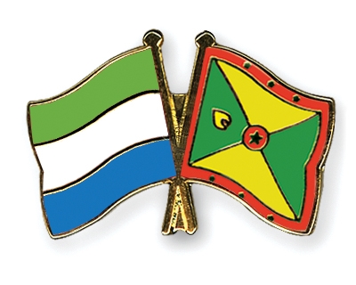 Fahnen Pins Sierra-Leone Grenada