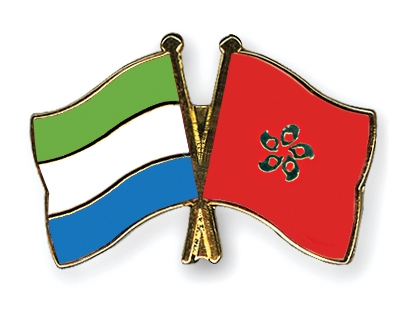 Fahnen Pins Sierra-Leone Hong-Kong