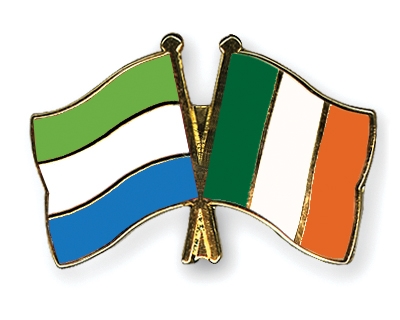 Fahnen Pins Sierra-Leone Irland