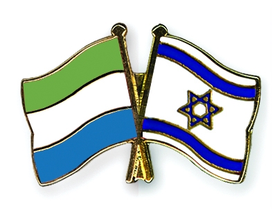 Fahnen Pins Sierra-Leone Israel