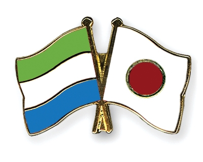 Fahnen Pins Sierra-Leone Japan