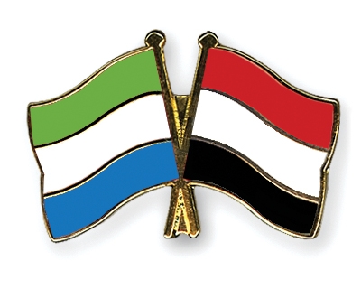 Fahnen Pins Sierra-Leone Jemen