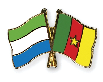 Fahnen Pins Sierra-Leone Kamerun