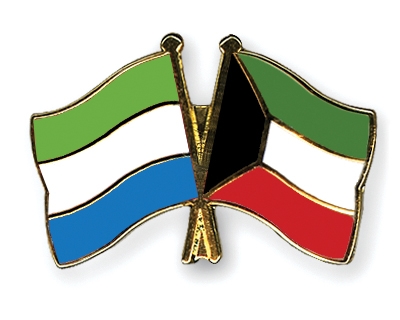 Fahnen Pins Sierra-Leone Kuwait