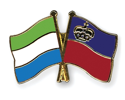 Fahnen Pins Sierra-Leone Liechtenstein