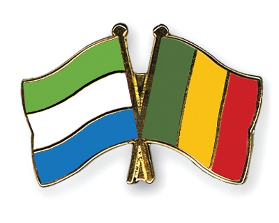 Fahnen Pins Sierra-Leone Mali