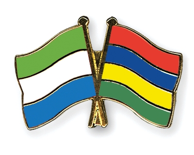 Fahnen Pins Sierra-Leone Mauritius