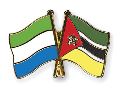 Fahnen Pins Sierra-Leone Mosambik