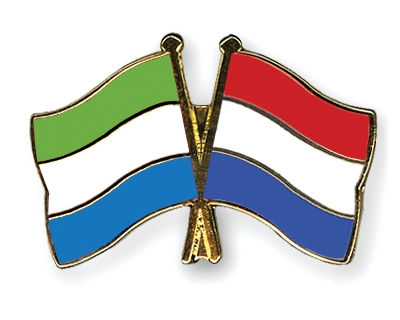 Fahnen Pins Sierra-Leone Niederlande