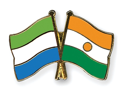 Fahnen Pins Sierra-Leone Niger