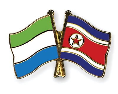 Fahnen Pins Sierra-Leone Nordkorea