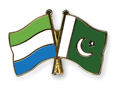 Fahnen Pins Sierra-Leone Pakistan