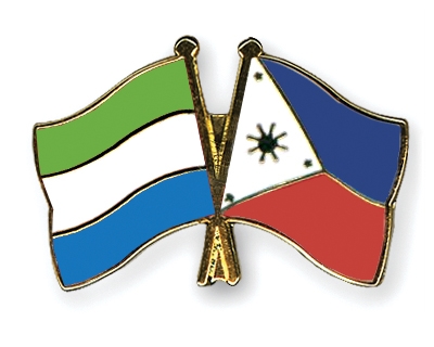 Fahnen Pins Sierra-Leone Philippinen