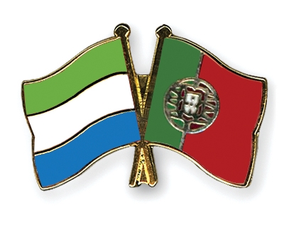 Fahnen Pins Sierra-Leone Portugal