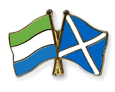 Fahnen Pins Sierra-Leone Schottland