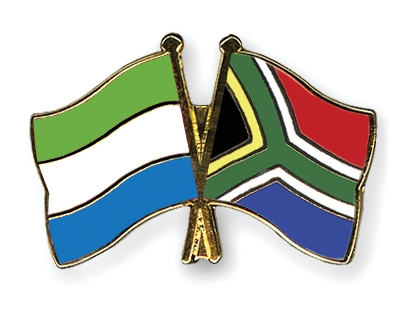 Fahnen Pins Sierra-Leone Sdafrika